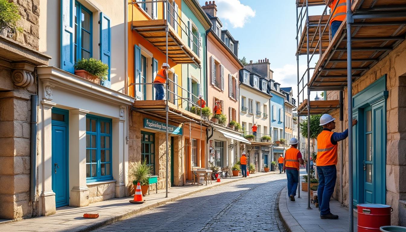 découvrez nos services de rénovation de façades, proposés dans toutes les régions de france. transformez l'apparence de votre bâtiment grâce à notre expertise et à des matériaux de qualité. obtenez un devis personnalisé et redonnez vie à votre façade dès aujourd'hui.
