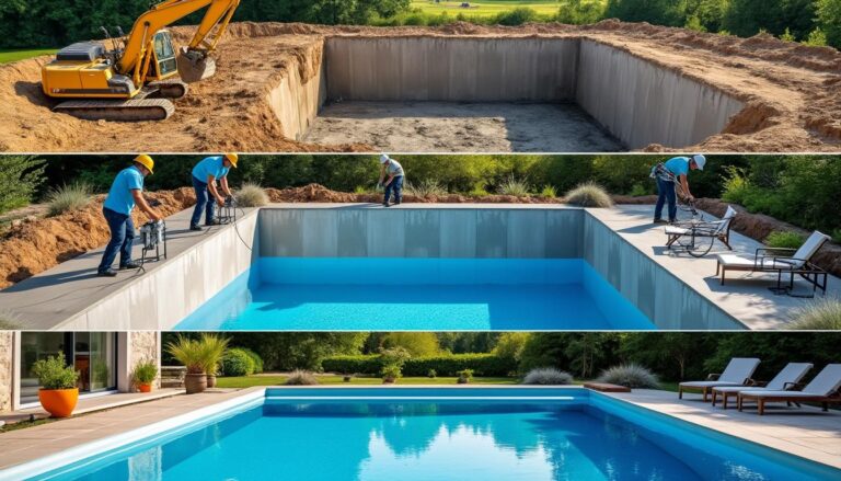 découvrez toutes les étapes clés et les meilleurs conseils pour réussir l’installation d’une piscine en dur en france : démarches administratives, choix du modèle, préparation du terrain, travaux, législation et astuces pour un projet réussi.
